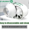 Inline Duct Fan, ABS, Plastic - view 6