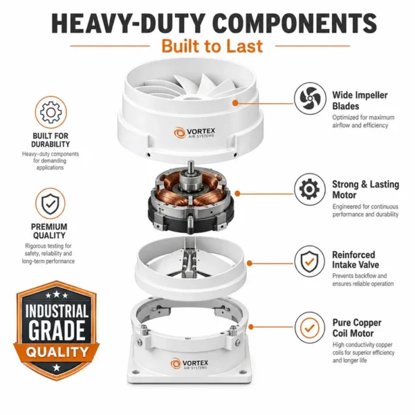 Inline Duct Fan, AC 100V~240V, Electric - view 6