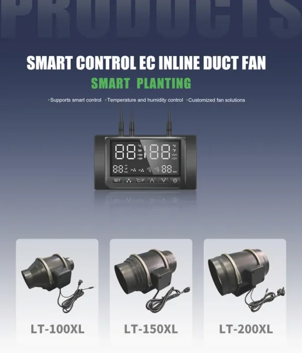 Inline Duct Fan, AC 220V~240V, Electric - view 3