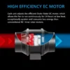 Inline Duct Fan, Axial, 110-240V, Electric - view 4