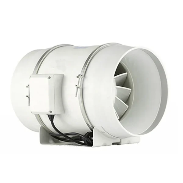Inline Duct Fan, Axial, 220V~240V 110V~120V, Plastic