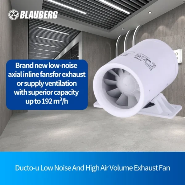 Inline Duct Fan, BLAUBERG, Axial - view 2