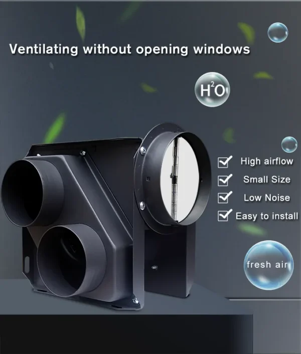 Inline Duct Fan, Brushless, 28dB-A - view 3