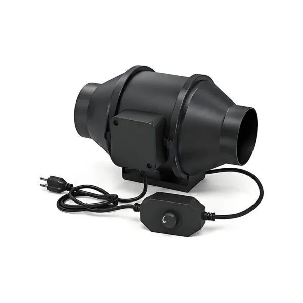 Inline Duct Fan, Brushless, Plastic