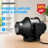 Inline Duct Fan, Brushless, Plastic - view 2