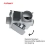 Inline Duct Fan, centrifugal, 220 V, Corded Electric - view 4