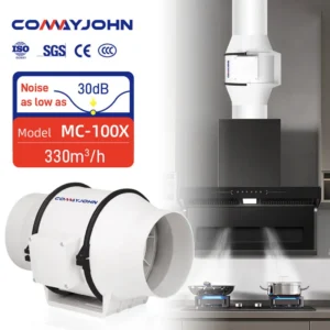 Inline Duct Fan, COMAYJOHN, MC-100X