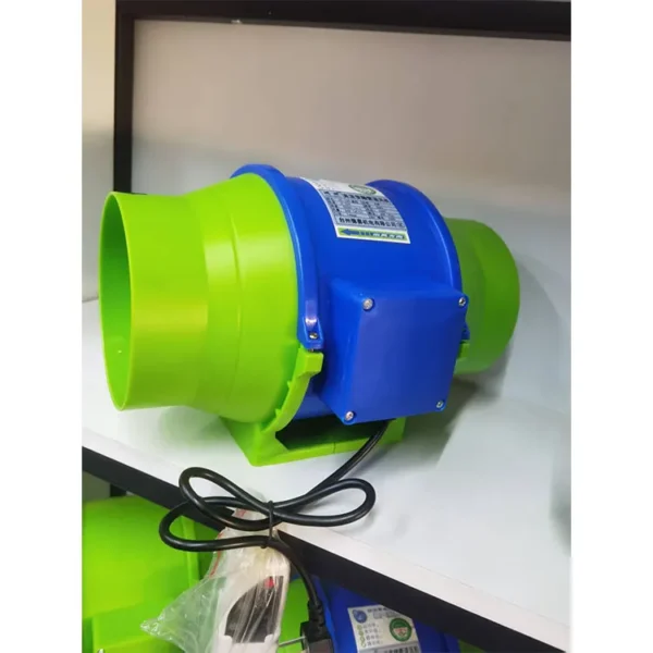 Inline Duct Fan, Hf-100mm, Plastic, Copper - view 5