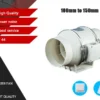 Inline Duct Fan, HF-150, 150mm - view 5
