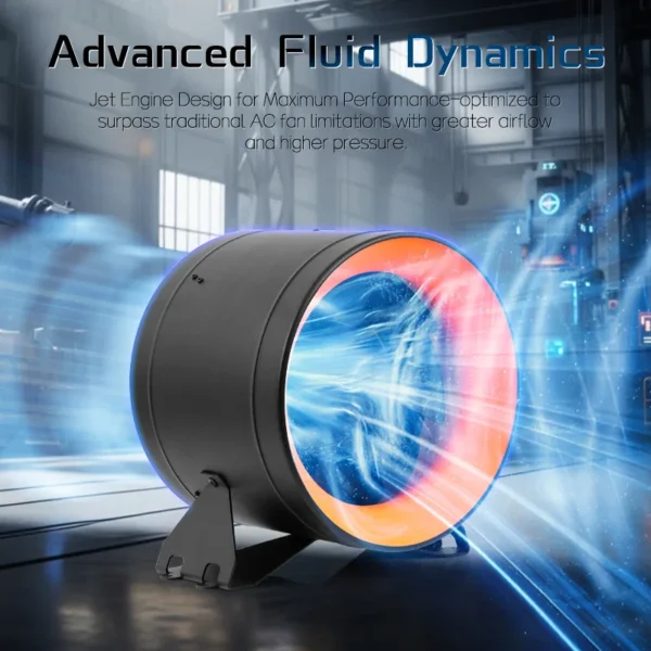Inline Duct Fan, HONGUAN, 4-Inch - view 5