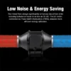Inline Duct Fan, HVAC, 100-240V, Plastic - view 4