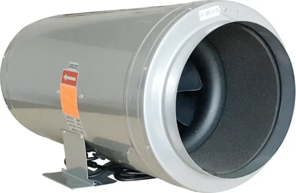 Inline Duct Fan, HVAC, 1294, CFM, Aluminium - view 3