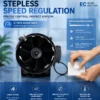Inline Duct Fan, HVAC, 220 V, Corded Electric