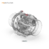 Inline Duct Fan, HVAC, 550m3, ABS Plastic - view 4