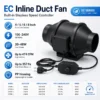 Inline Duct Fan, HVAC, AC 100V~240V, Electric - view 3