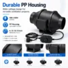 Inline Duct Fan, HVAC, AC 100V~240V, Electric - view 4