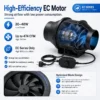 Inline Duct Fan, HVAC, AC 100V~240V, Electric - view 5