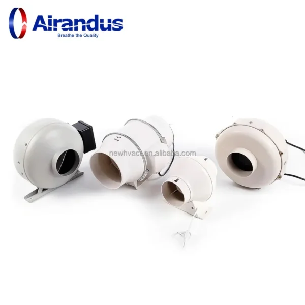 Inline Duct Fan, HVACR, Plastic Galvanized, Inline Duct Fans - view 3