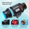 Inline Duct Fan, INKBIRD, 350CFM, Electric - view 3