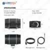 Inline Duct Fan, LONGWELL, 4-12, Plastic - view 5