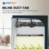 Inline Duct Fan, LONGWELL, Plastic - view 4