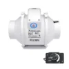Inline Duct Fan, NANYOO, Plastic, 220V