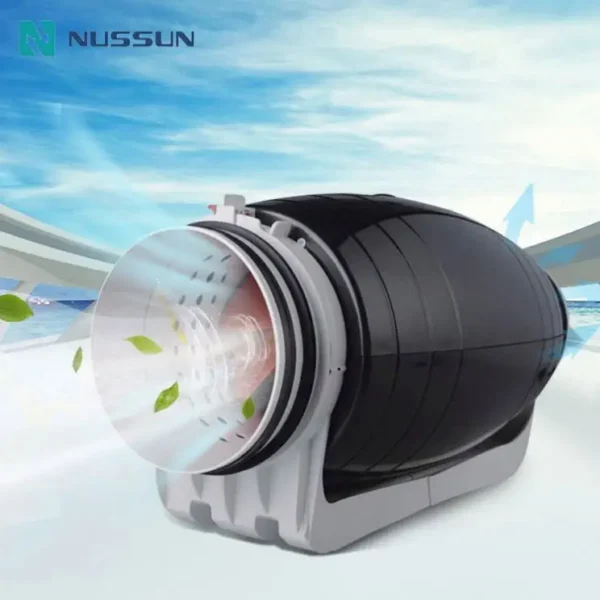Inline Duct Fan, NUSSUN, 6Inch, 150mm, 220V - view 2