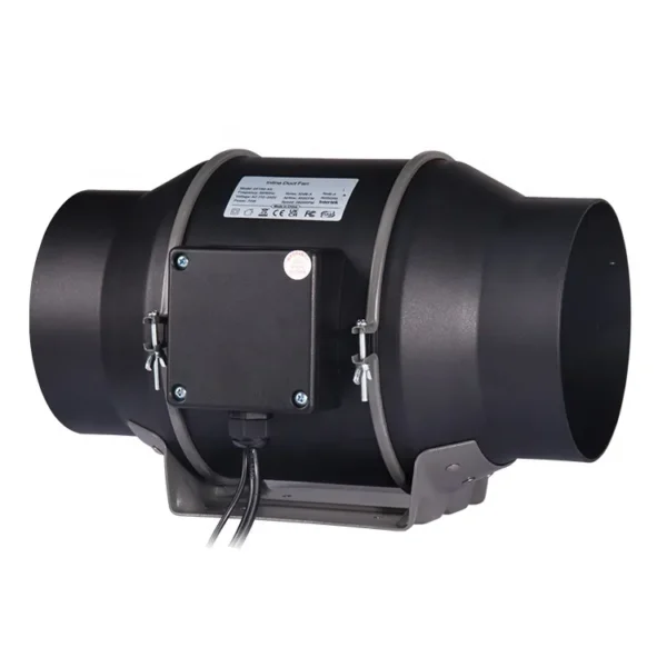 Inline Duct Fan, Plastic, 110-240V - view 4