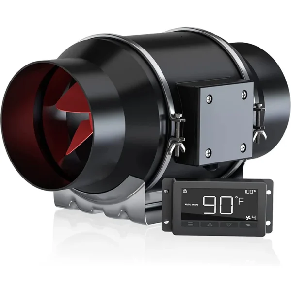 Inline Duct Fan, Plastic, 200mm, WIFI, DBA