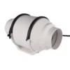 Inline Duct Fan, Plastic, 220V~230V, Corded Electric - view 2