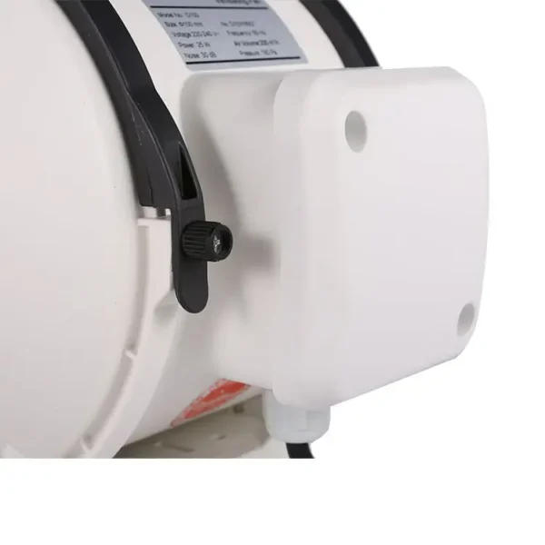 Inline Duct Fan, Plastic, 220V~230V, Corded Electric - view 5