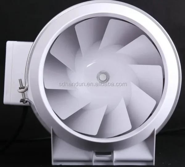 Inline Duct Fan, Plastic, 220V, Electric - view 3