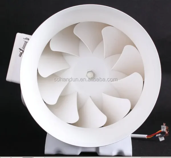 Inline Duct Fan, Plastic, 220V, Electric - view 4