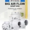 Inline Duct Fan, Plastic, 2600r/min - view 6