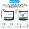 Inline Duct Fan, Plastic, 5", 8", 12" - view 6