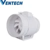 Inline Duct Fan, Plastic, AC 220V~240V, 150-1300CMH