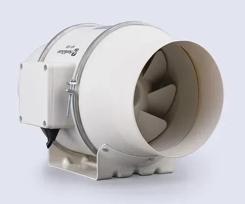 Inline Duct Fan, Plastic, Cast Iron, Axial Flow Fan - view 4