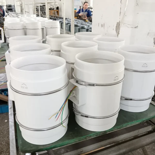 Inline Duct Fan, Plastic, Cast Iron, Axial Flow Fan - view 5