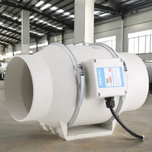 Inline Duct Fan, Plastic, Centrifugal