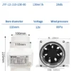 Inline Duct Fan, Portable, Plastic, 110mm, 12V - view 6