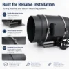Inline Duct Fan, PWM, HVAC - view 2
