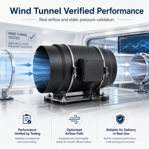 Inline Duct Fan, PWM, HVAC - view 5