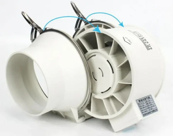 Inline Duct Fan, Wall, 220V, 80W - view 3