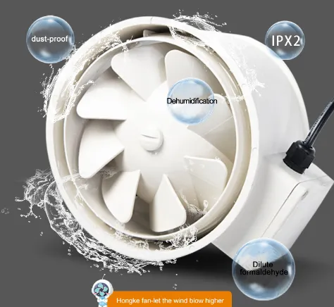 Inline Duct Fan, Wall, 220V, 80W - view 6