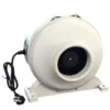 Inline Duct Fan, Waterproof, 220 V, Galvanized Steel - view 2