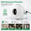 Inline Duct Fan, Waterproof, HVAC - view 2