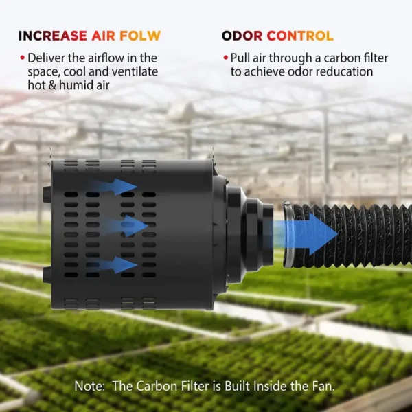 Inline Duct Fans, 110~240V, Plastic - view 5