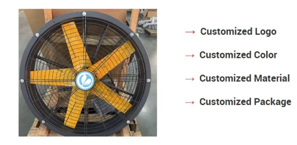 Inline Duct Fans, 120cm, Wall, IP55 - view 2