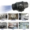 Inline Duct Fans, 220~240V, 402 CFM - view 5