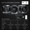Inline Duct Fans, 830, CFM - view 4